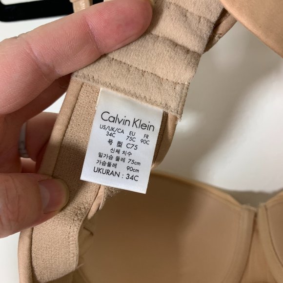 Calvin Klein strapless nude bra 34C - Picture 6 of 7